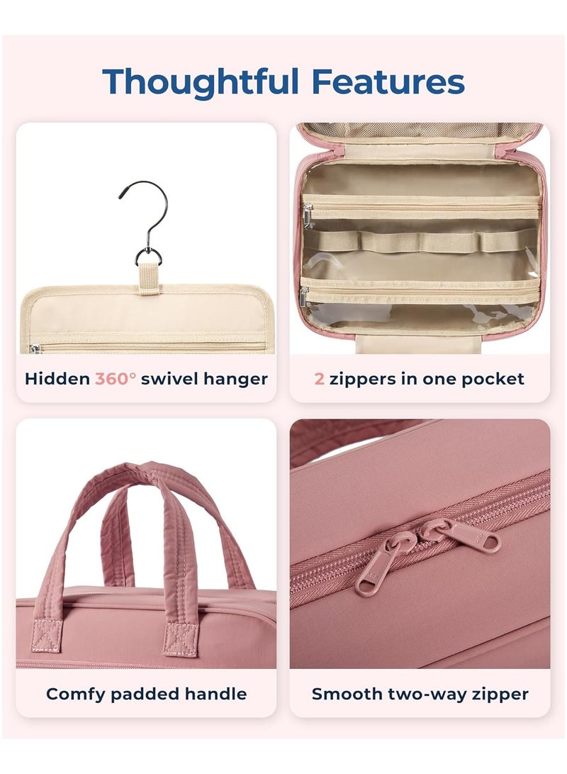 عام حقيبة مستحضرات التجميل النسائية الساحرة، حقيبة مستحضرات التجميل السفرية الفخمة مع منظم للمجوهرات، حقيبة تجميل مقاومة للماء، حقيبة مستحضرات التجميل للسفر، أساسيات ملحقات السفر - Image 4