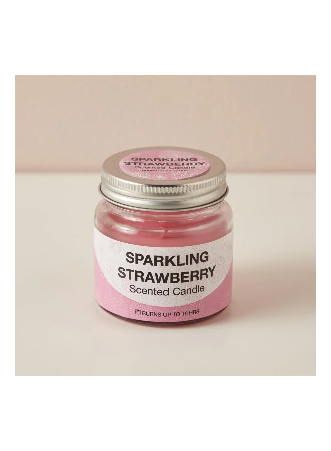 gloo Sparkling Strawberry Scented Candle