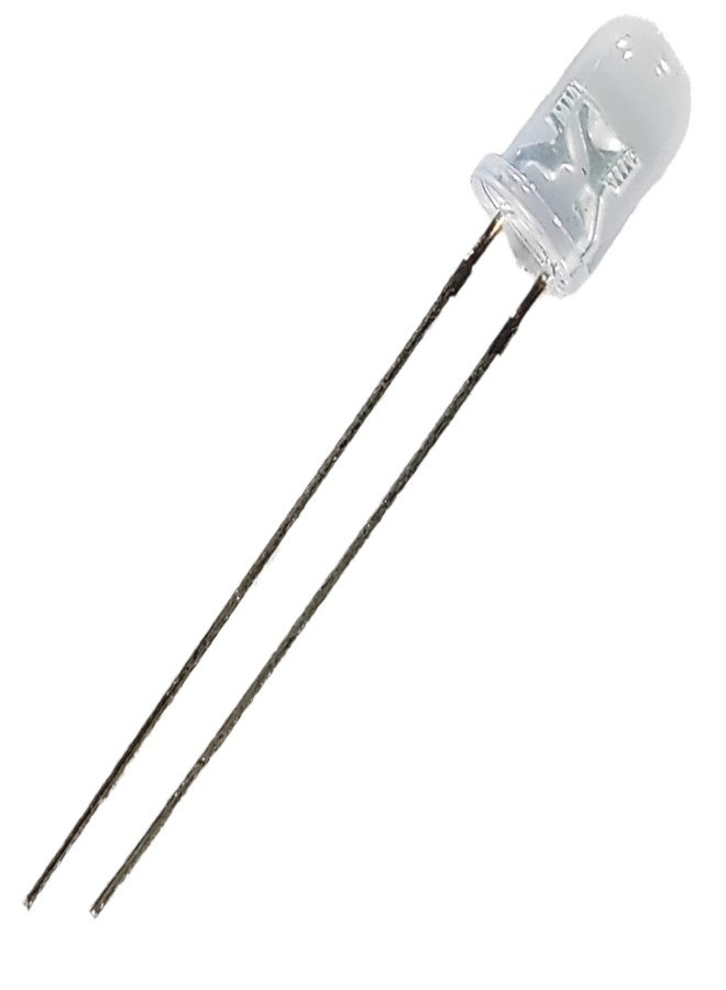 UNIVERSAL HUB 5mm milky white 100pcs Round LED Light Emitting Diode High Brightness. - Image 2