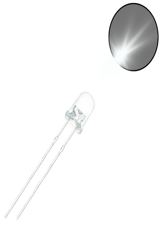 UNIVERSAL HUB 5mm milky white 100pcs Round LED Light Emitting Diode High Brightness. - Image 3