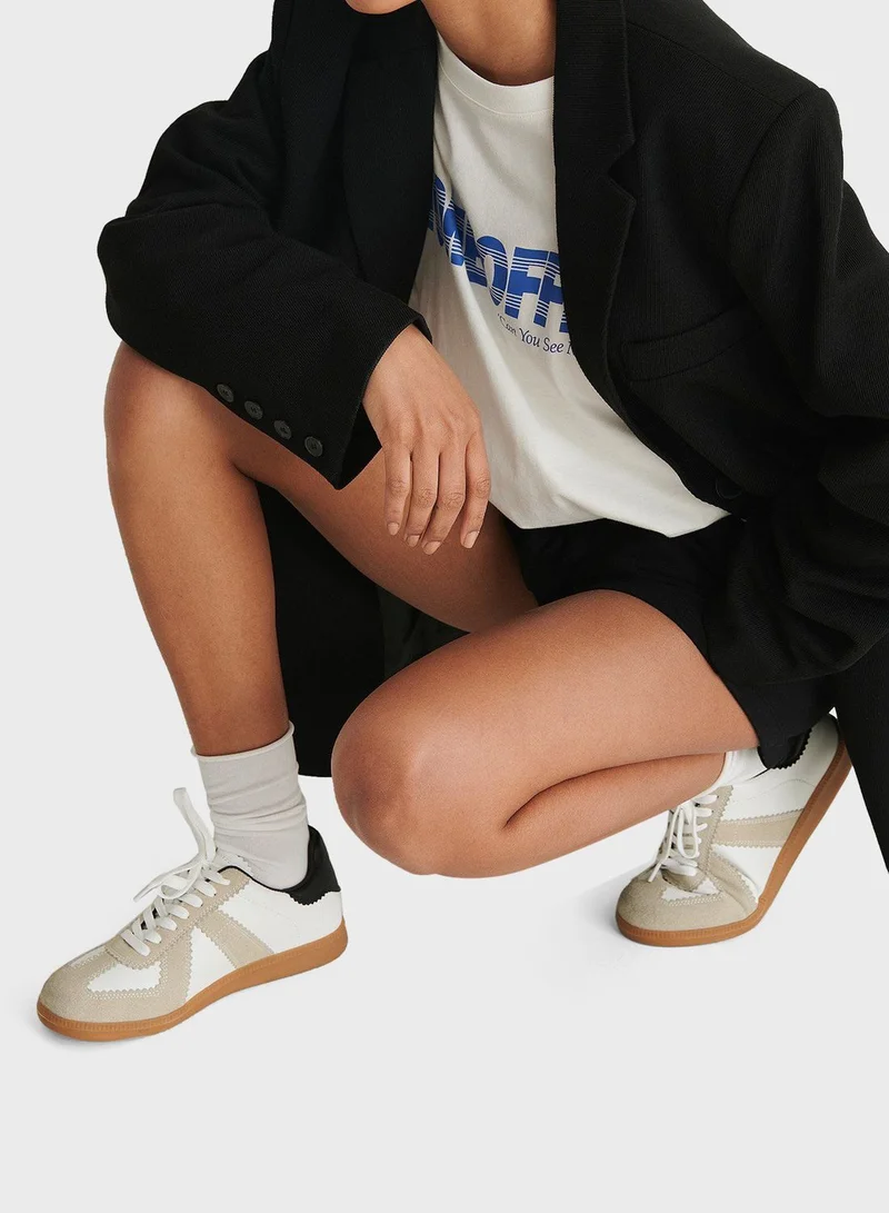 NA-KD Zig Zag Edge Sneakers