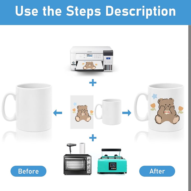 KisSealed Set of 12 Sublimation Mugs Blank15oz Coffee Mugs White Ceramic Sublimacion Cups with BoxBulk Mugs for Coffee Tea Latte Hot CocoaTazas Para Sublimacion - Image 4