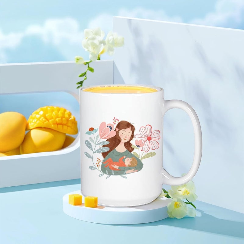 KisSealed Set of 12 Sublimation Mugs Blank15oz Coffee Mugs White Ceramic Sublimacion Cups with BoxBulk Mugs for Coffee Tea Latte Hot CocoaTazas Para Sublimacion - Image 5