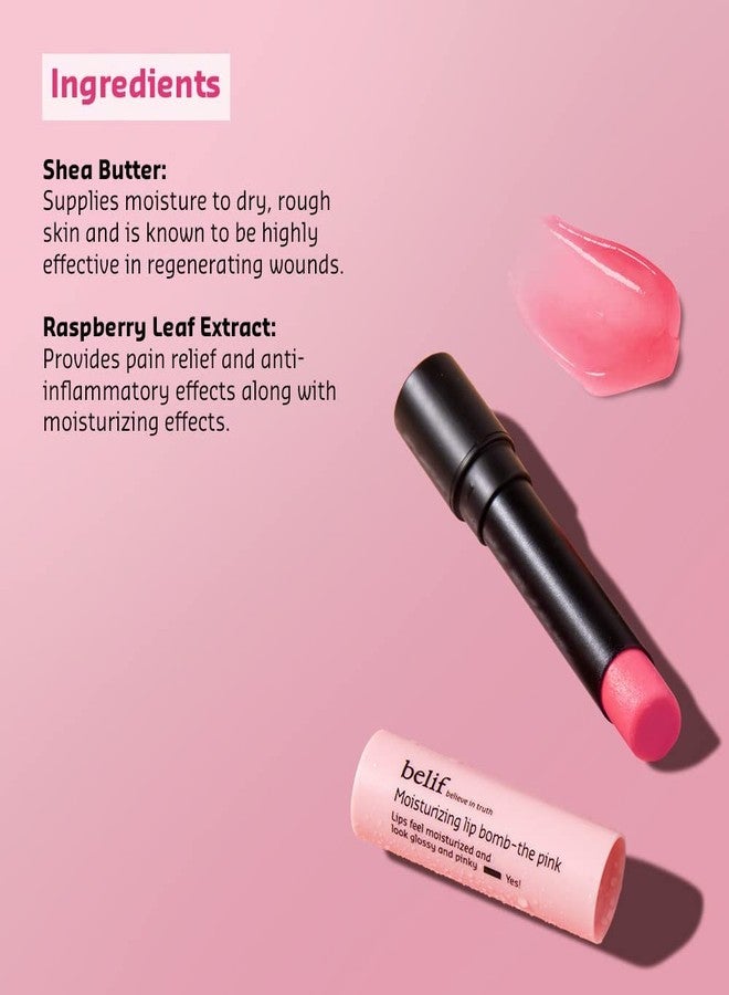 belif | Moisturizing lip bomb |pink| 3gm - Image 4
