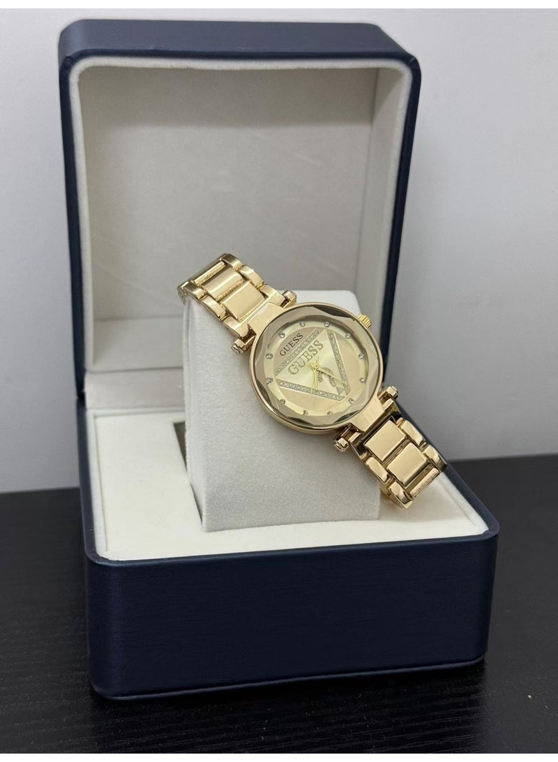 Marciano by Guess Multi-function stopwatch, stainless steel strap.