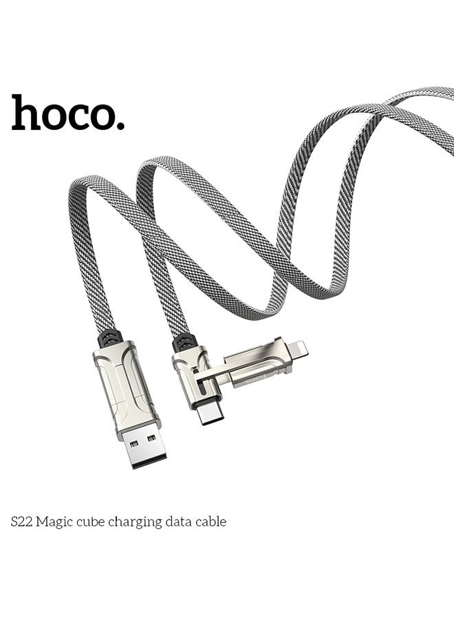 hoco. S22 Magic cube charging data cable  - Image 3