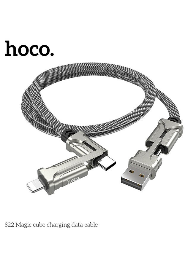 hoco. S22 Magic cube charging data cable  - Image 2