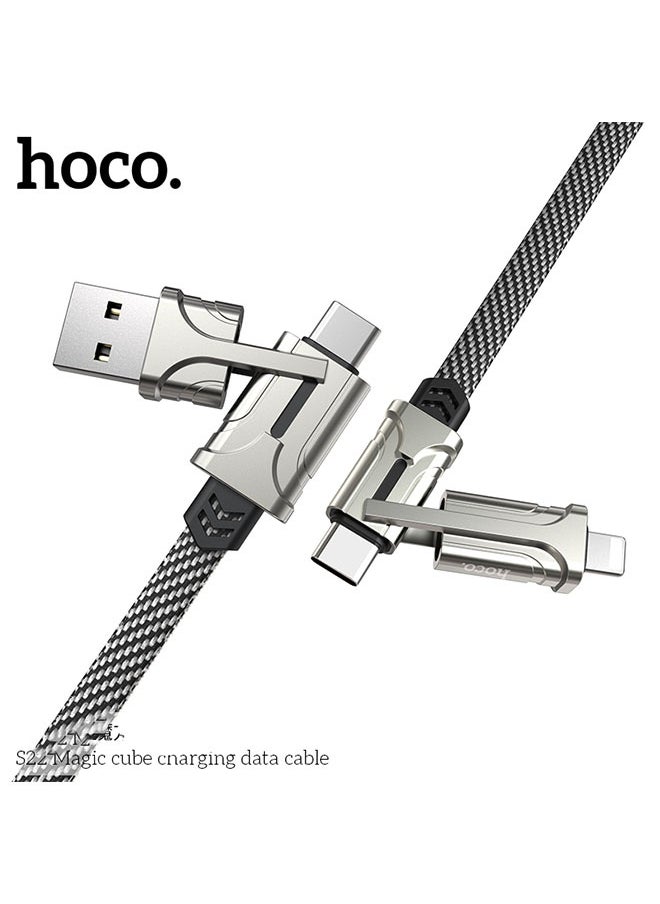 hoco. S22 Magic cube charging data cable  - Image 4