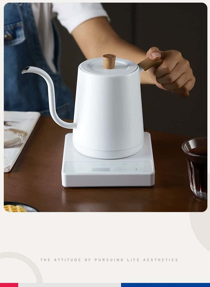 Aideli Electric Gooseneck Kettle 1000W Ultra Fast Boiling Water Kettle 100% Stainless Steel for Pour-over Coffee & Tea Leak-Proof Design Boil-Dry Protection 0.8L - Image 3