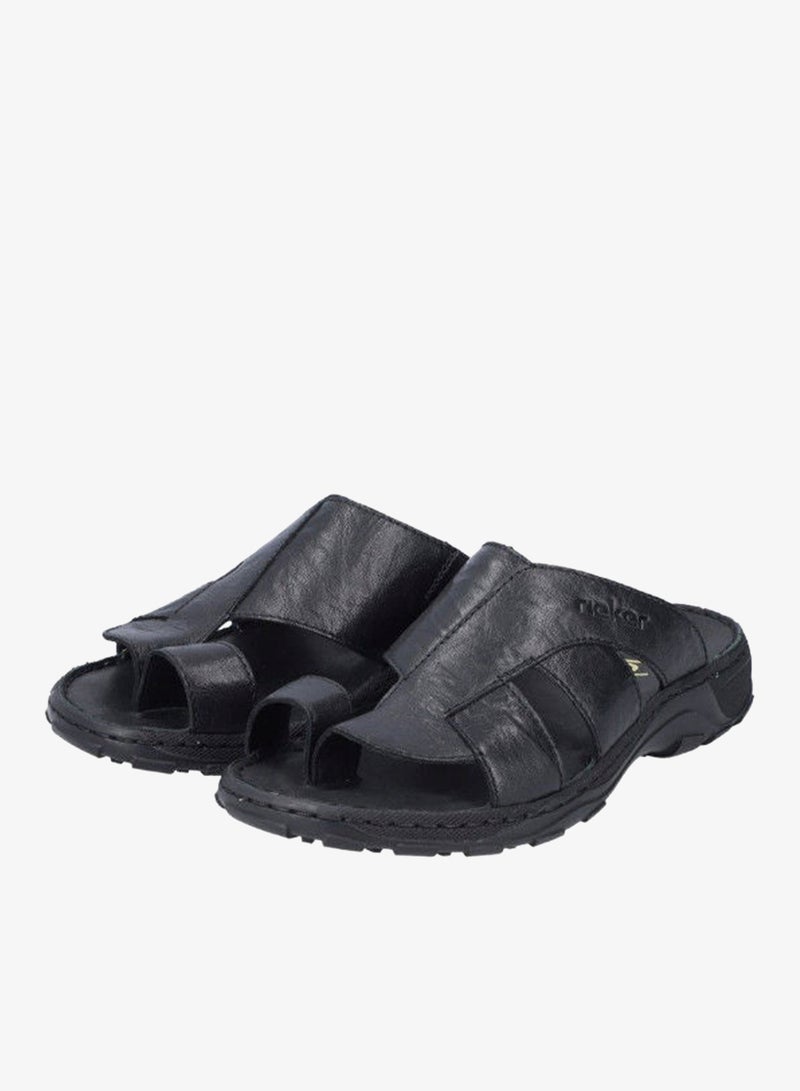 ريكر صنادل رجالي ريكر 26060-02 هابسفورد أسود - Image 5