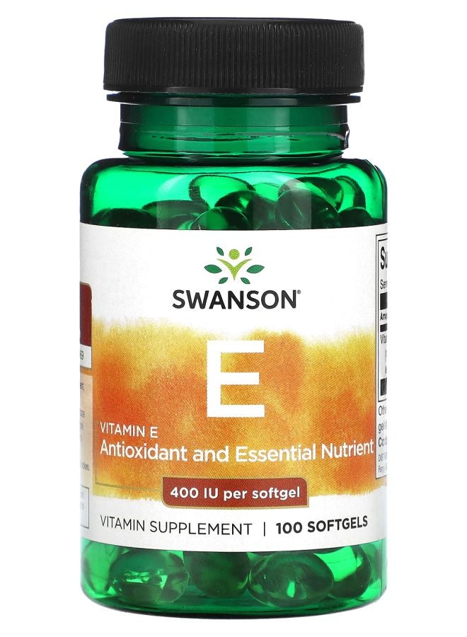 SWANSON Vitamin E 400 IU 100 Softgels