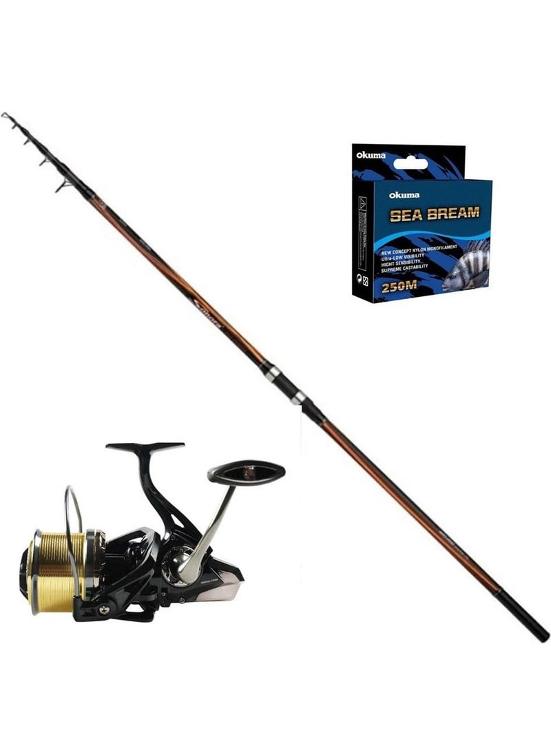 SHIMANO - Sonora 420CM - Remixon Venom 8000 Surf Fishing Rod Set - Image 1