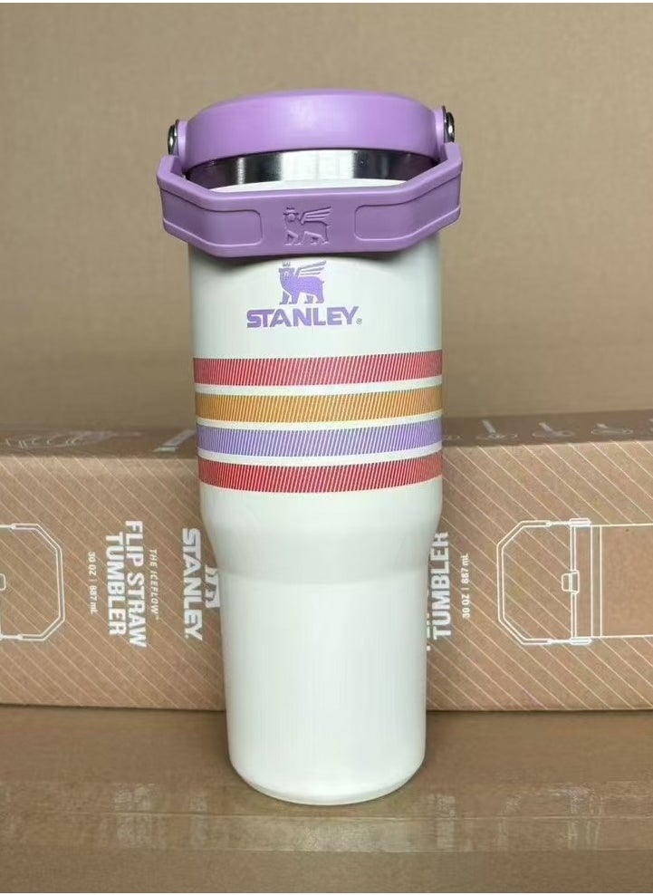 Stanley - Stainless Steel Vacuum Insulated Tumbler with Lid and Straw for Water, Iced Tea or Coffee, Smoothie and More, 30 oz - Image 1