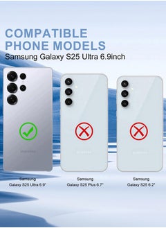 Tersely Hybrid Clear Crystal Case Compatible with Samsung Galaxy S25 - TPU + Polycarbonate Technology, Anti-Yellowing, Protective Case, Shockproof Bumper Cover  - Image 2
