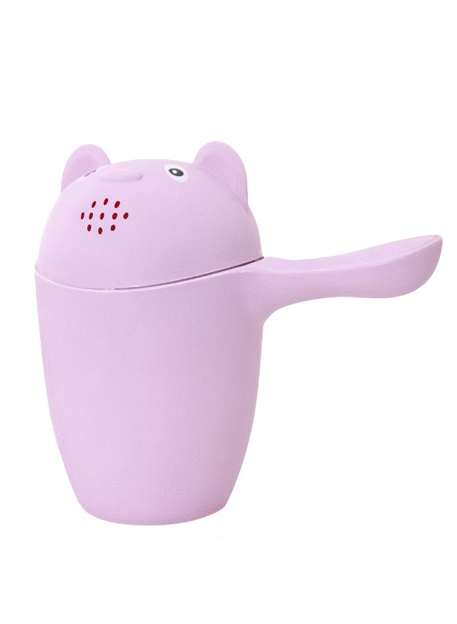 MiniMe Toddler Waterfall Rinse Cup | 12 Months - 5 Years | Pink | Plastic | BPA-Free & Non-Toxic & Ergonomic Handle & Animal-Shaped Design & Easy To Clean & Lightweight & Durable | Ideal For Bath Time - Image 1