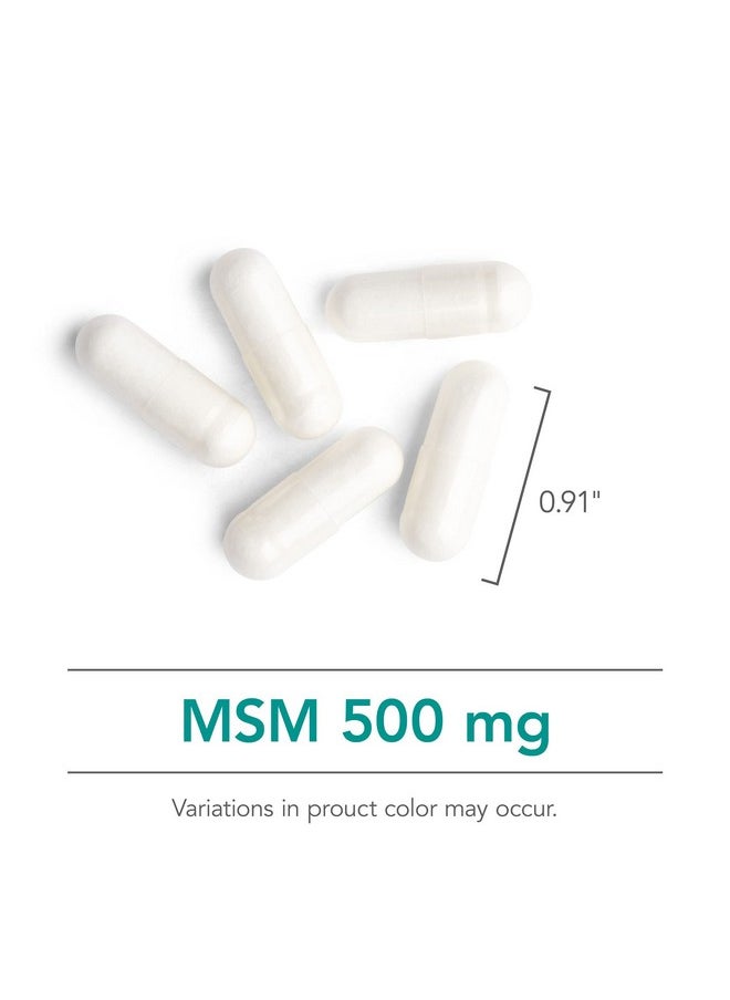 Nutricology - Msm 500 Mg Methylsulfonylmethane Joint Health 150 Vegetarian Capsules - Image 1