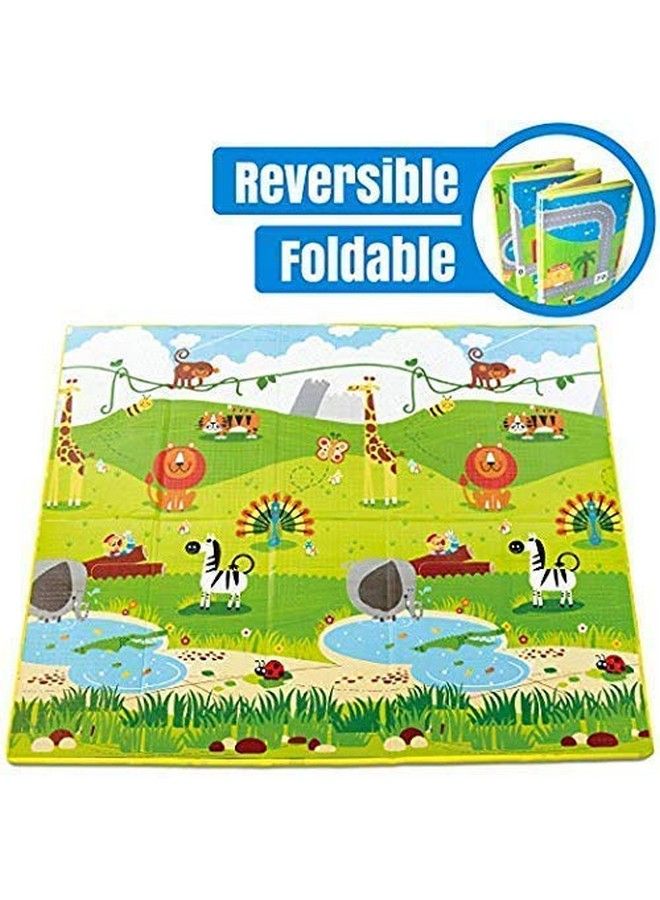Vruta Polyester Waterproof Double Side Baby Play Crawl Floor Mat For Kids & Infant Crawling Play Mat - Image 5