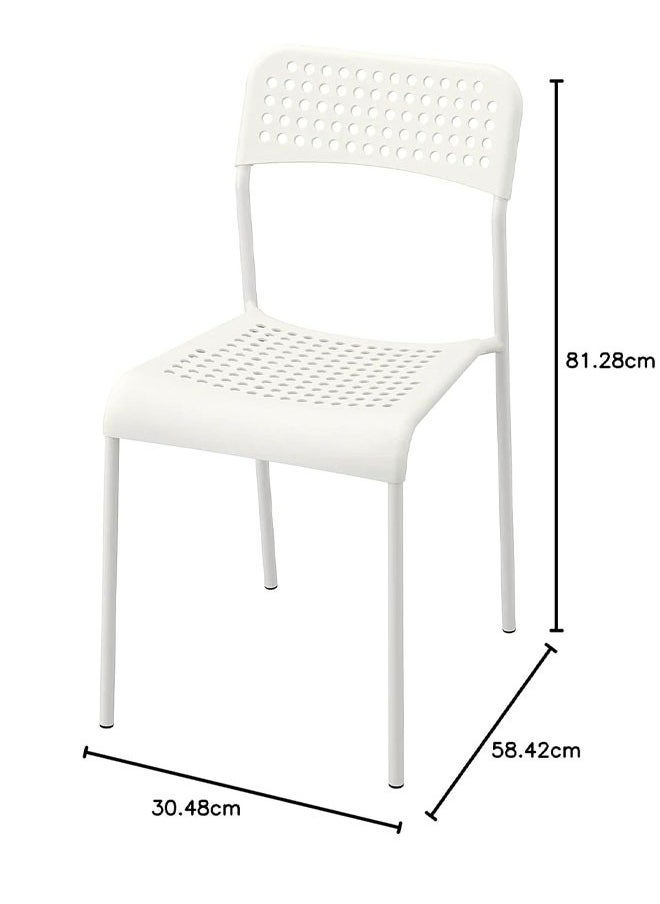 Cady One Plastic Dining Chair for Living Room, Dining Chair for Home, Kitchen, Indoor and Outdoor like patio, Terrace and Garden, Plastic Dining Chair for Bedroom  - Image 3
