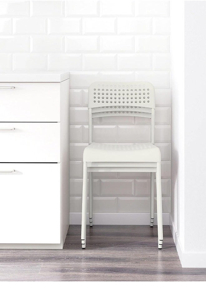 Cady One Plastic Dining Chair for Living Room, Dining Chair for Home, Kitchen, Indoor and Outdoor like patio, Terrace and Garden, Plastic Dining Chair for Bedroom  - Image 2
