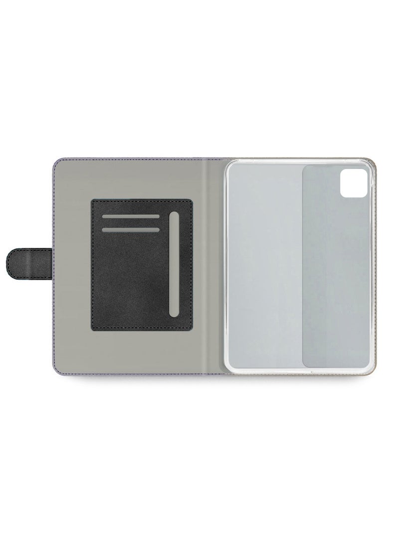 OMAKER Apple iPad Air 2025 (7th Generation) M3 13 inch PU Leather Magnetic Closure Flip Case Cover - Black - Image 3