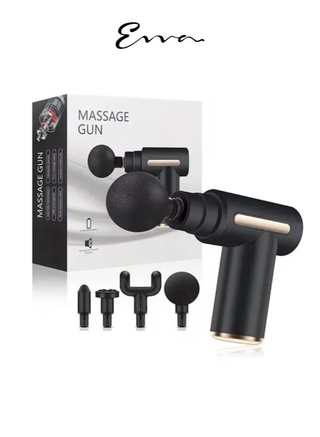 Evva Massage Gun Percussion Deep Tissues Muscle Massager Gun With 6 Speeds Massage Device Super Quiet Portable Electric Handheld Body Massager For Back Neck Pain Relief - Image 1