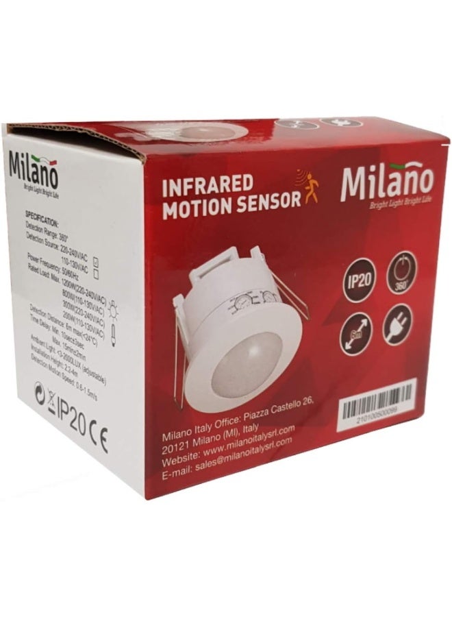 Royal Apex Milano Ceiling Pir Infrared Motion Sensor Switch With Light Sensor - Image 1