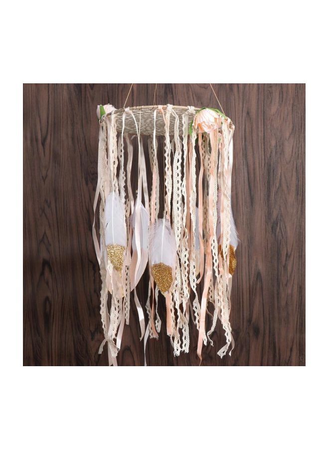 نيبمينينت دريم كاتشر منسوجة يدويا بتصميم مبتكر أبيض/بيج/ذهبي - Image 5