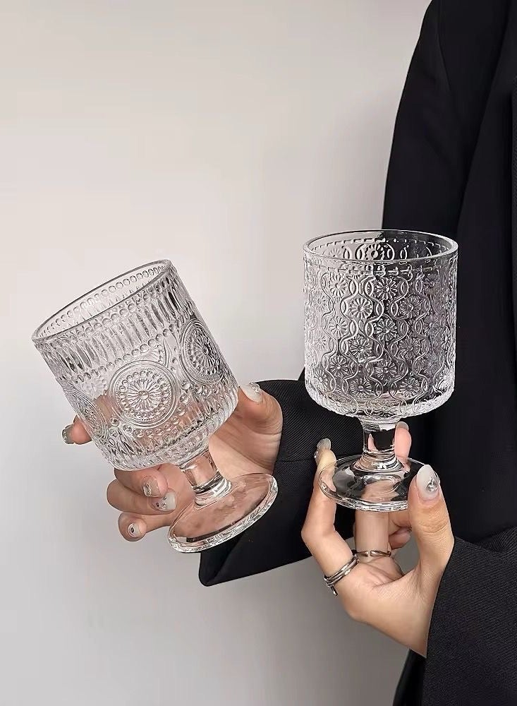 طقم 6 كاسات عصير من الزجاج النقي - Image 3