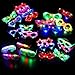 FathiSooc 21 Pcs LED Glasses 7 shapes 6 LED Glow In The Dark Party Supplies Favor for Kids Adults shutter heart round star butterfly Glow Sticks Light Up Glasses fit Birthday Halloween Christmas Valentines Day - Image 2