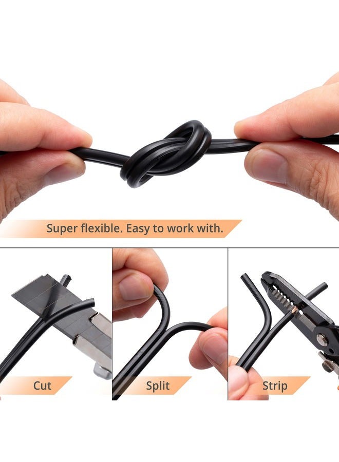 Wirefy 14/2 Low Voltage Landscape Lighting Copper Wire - 14-Gauge 2-Conductor 100 Feet - Image 4