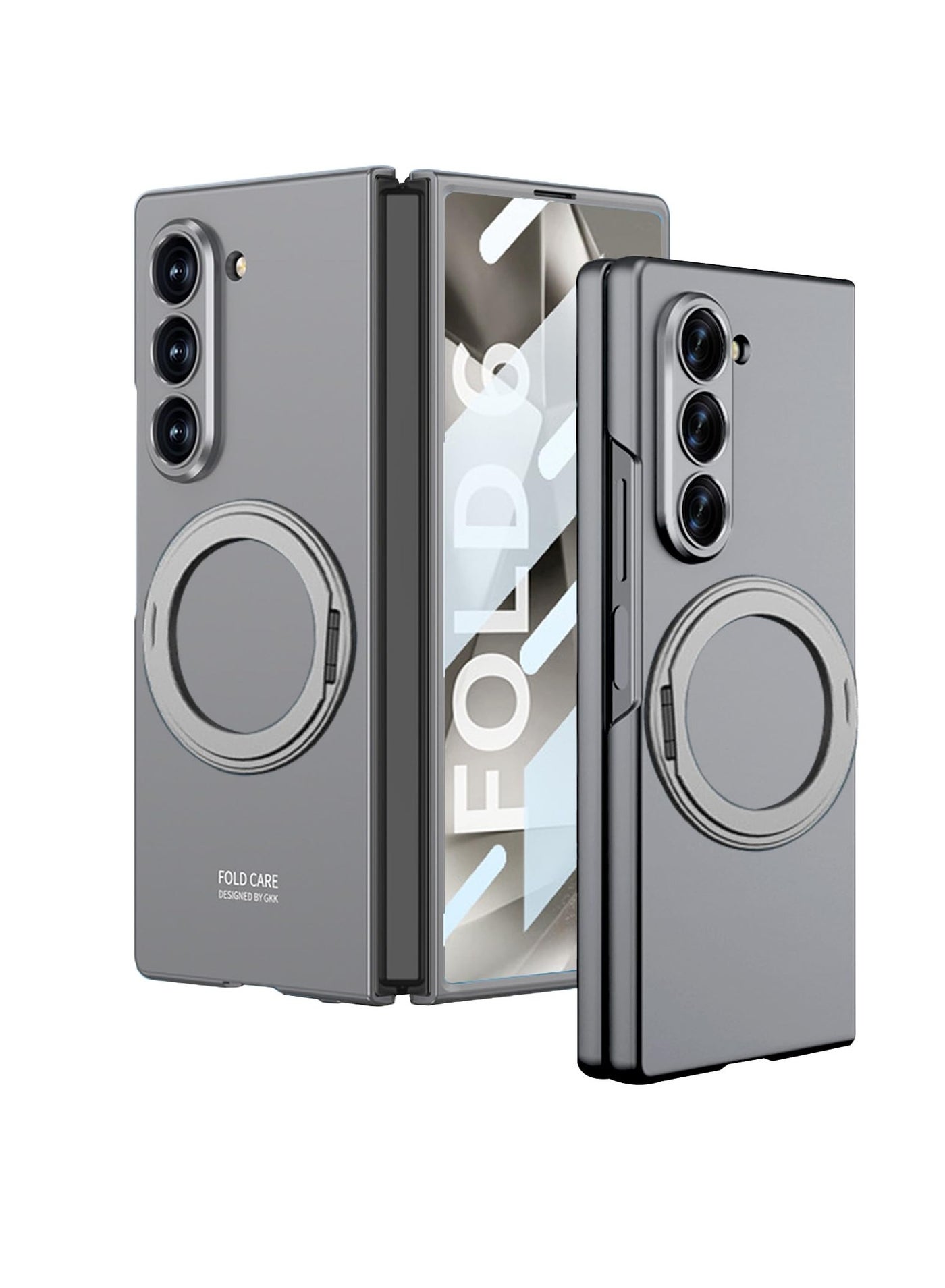 aookay Aookay For Samsung Z Fold 6 2024 Case With Magnetic Ring Stand Z4E00585F7562FF49998DZ