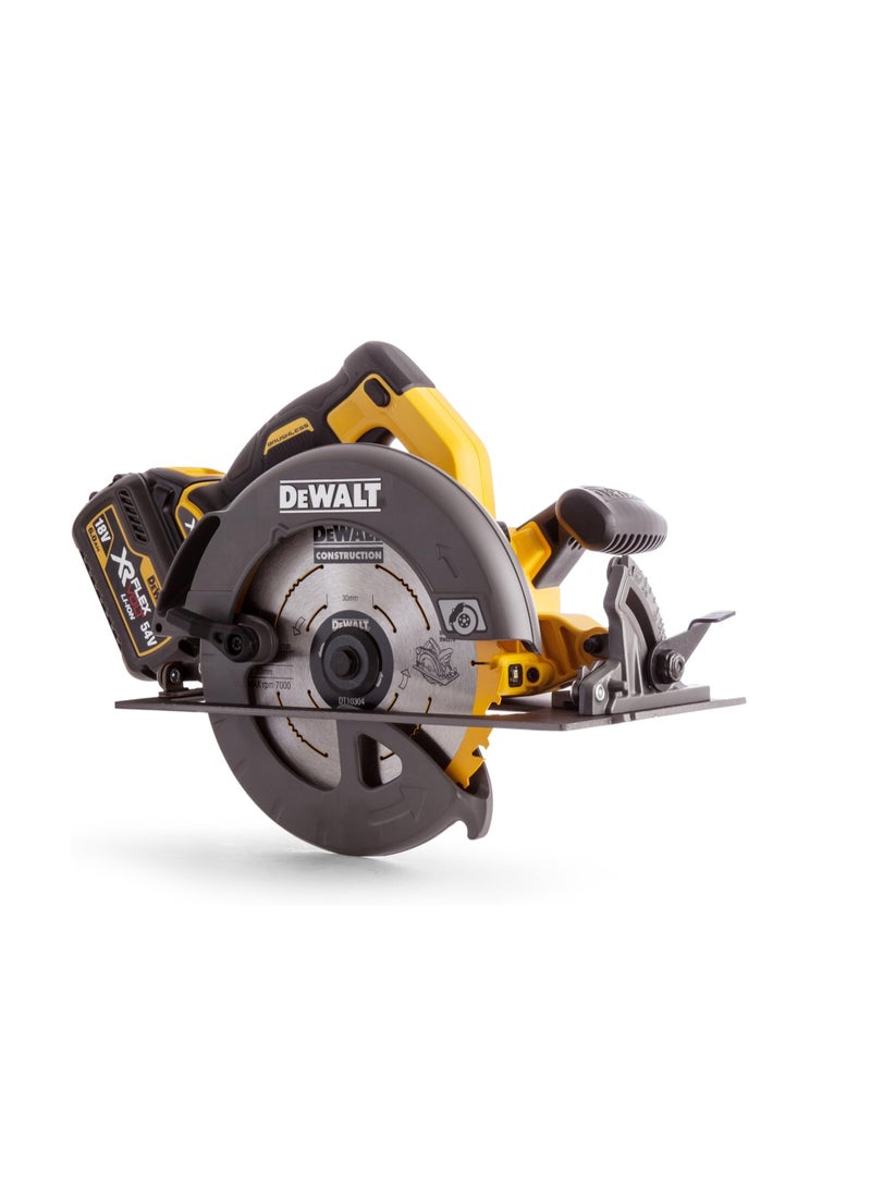 DEWALT 54v Circular Saw With 2 2AH Batteries And Charger In A Kit Box