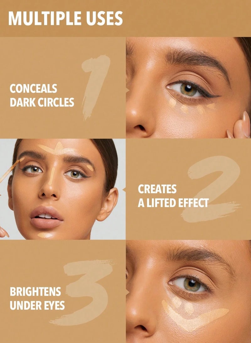SHEGLAM 12-Hour Full Coverage Concealer - Acorn Acorn - Image 3