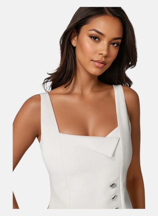 bebe Neck Flap Fitted Vest - Image 3