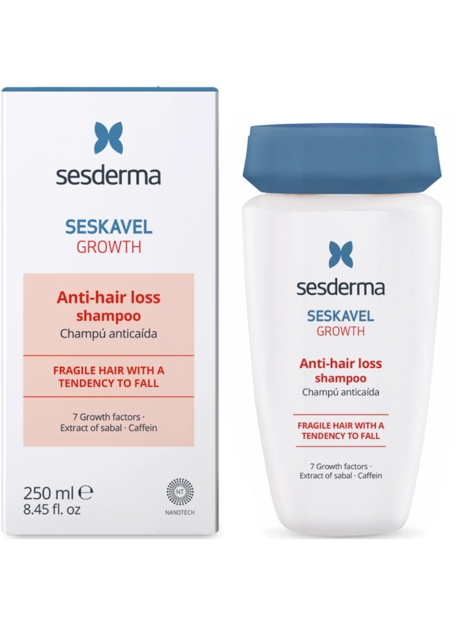 Sesderma Seskavel Growth Anti-Hairloss Stimulating Shampoo 250ml - Image 3