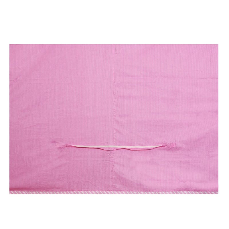 Kuber Industries Flower Printed Double Bed Size Reversible Super Soft Lightweight AC Dohar,90"x100" (Pink)-HS_38_KUBMART21319 - Image 5