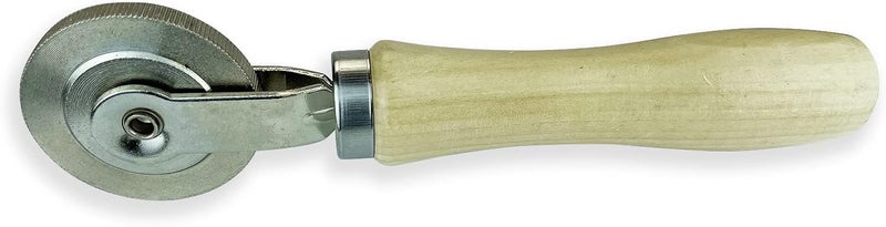 Rema Tip Top Wood Handle Corrugated Stitcher with Ball Bearing - 2 Inch - Image 2