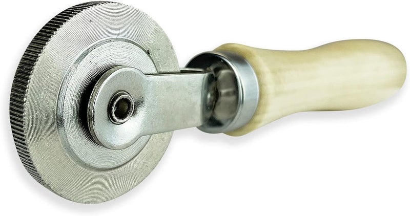 Rema Tip Top Wood Handle Corrugated Stitcher with Ball Bearing - 2 Inch - Image 3