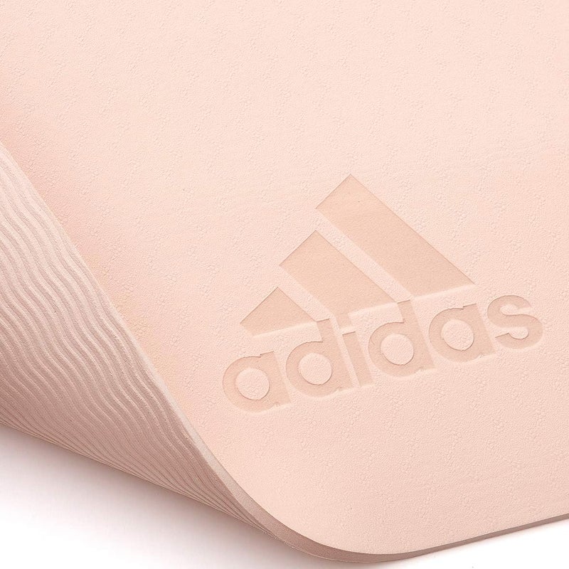 adidas Premium Yoga Mat - 5mm Pink Tint - Image 4