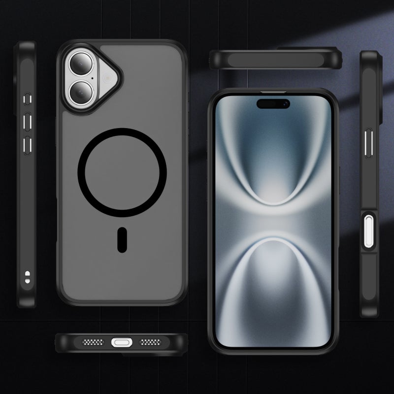 جراب iPhone 17 MagSafe، جراب واقٍ نحيف مقاوم للصدمات، ظهر مصقول مضاد لبصمات الأصابع، مصد ناعم من مادة TPU مع حواف مرتفعة للكاميرا والشاشة، متوافق مع الشحن اللاسلكي - Image 5