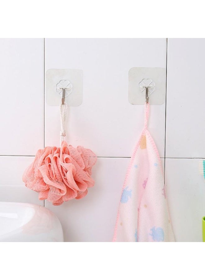 6*6cm Waterproof Transparent Seamless Hook Bathroom Kitchen Strong Adhesive Nail-Free Hook  - Image 4