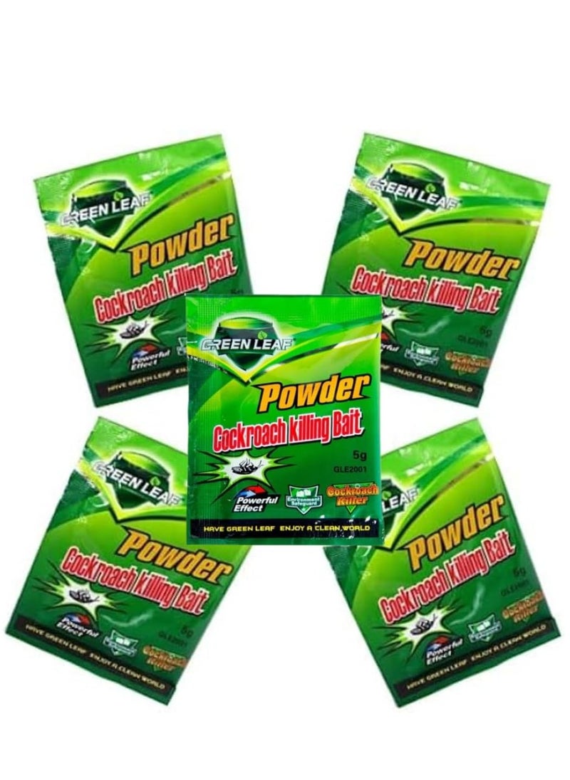Green Leaf Pack Of 5 Cockroach Killing Bait  - Image 1