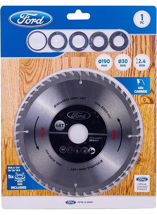 فورد شفرة منشار دائري 190 ملم - Image 1