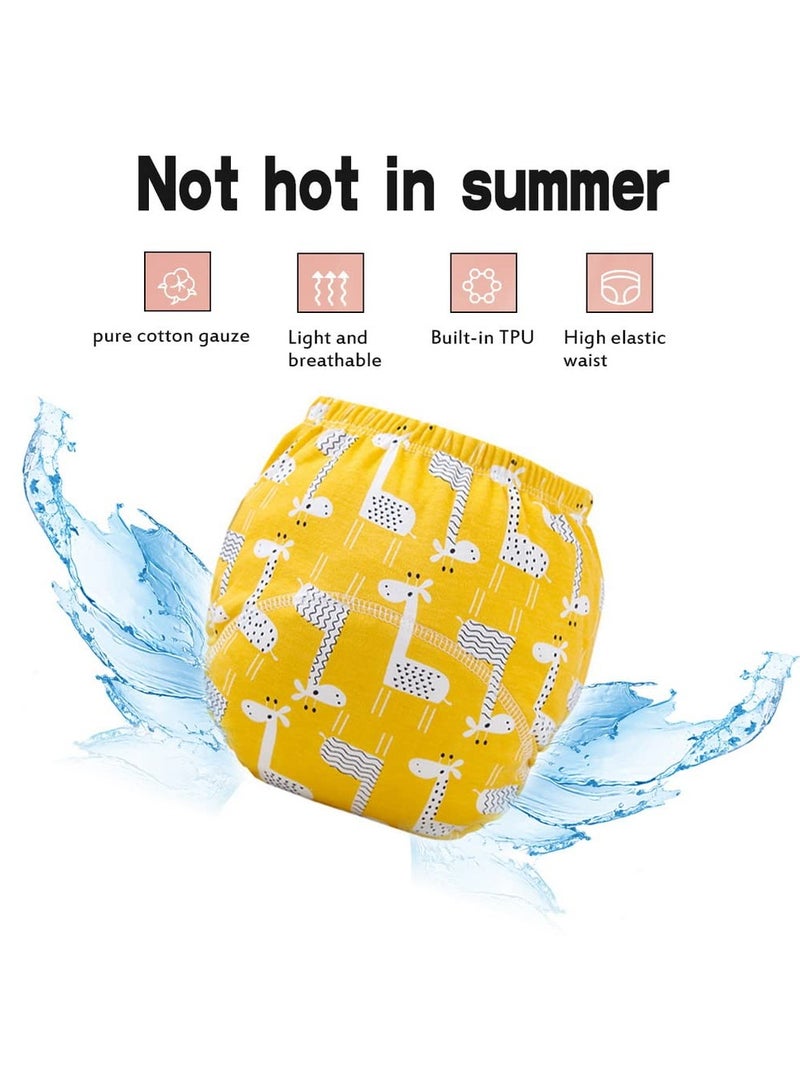 Zikra Baby Potty Training Pants,6 Packs Toddler Potty Training Pants Cotton Reusable Toddlers Underpants Baby Boys/Grils - Image 2