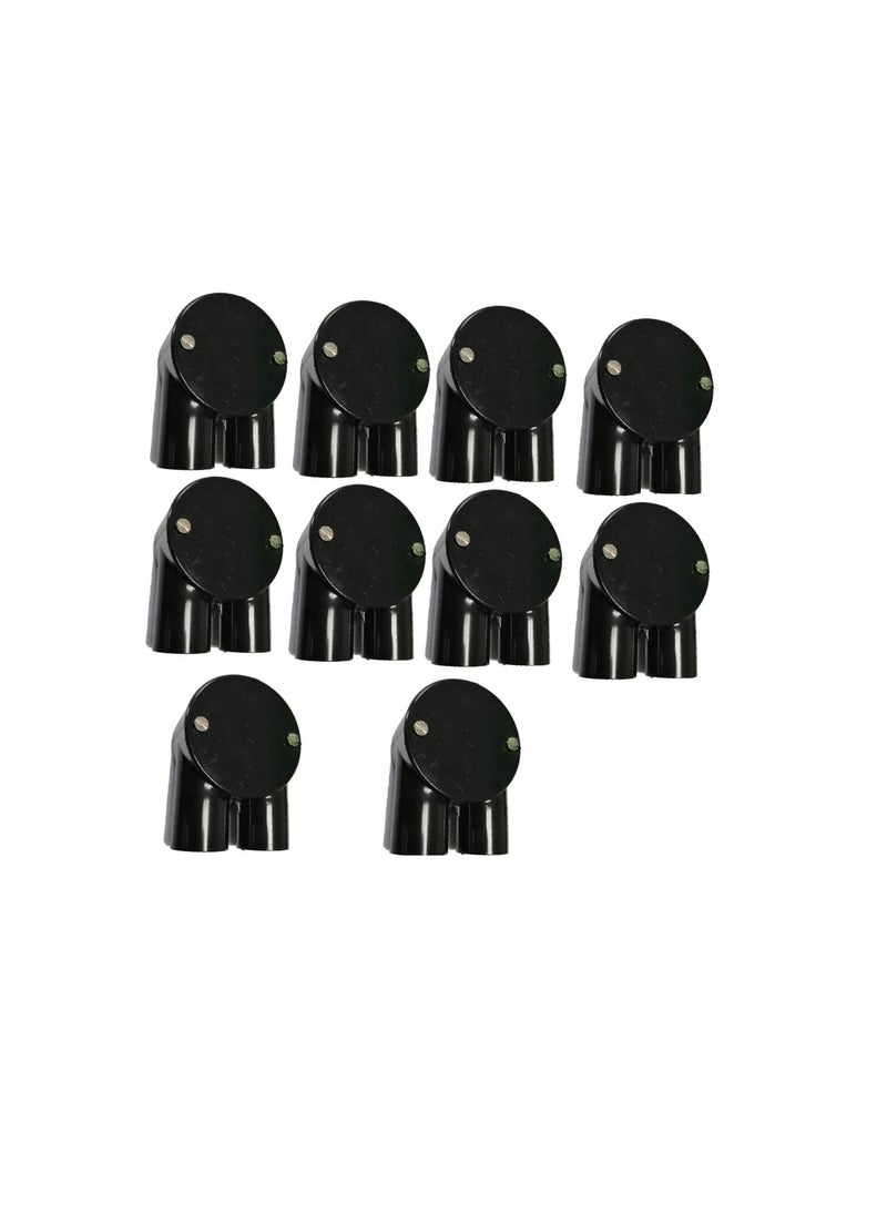 Generic PVC Electrical Conduit Pipe & Fittings for Indoor and Outdoor Electrical Wiring and Cabling (Pack of 10) (20mm, Junction -U- Way)  - Image 1