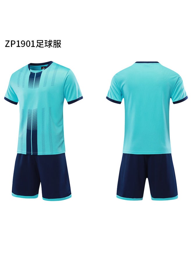 Quick-Drying Customized Children's Football Uniform Set Primary School Training Jersey Digital Printing