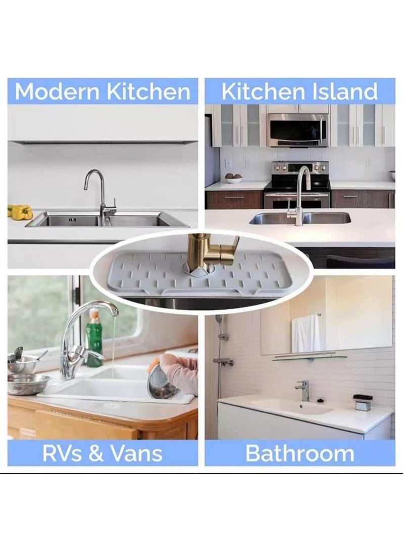 بادة سيليكون لحوض المطبخ والحمام | راحة، نظافة، ومنع للتسريب - Image 3