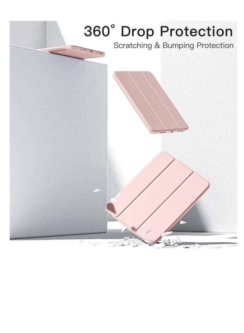 Compatible with iPad 10th Generation Case 2022  Protective Case 10th Generation with Pencil Holder, Trifold Stand Case Designed for iPad 10.9 Inch, Auto Sleep/Wake Cover, Pink - Image 2