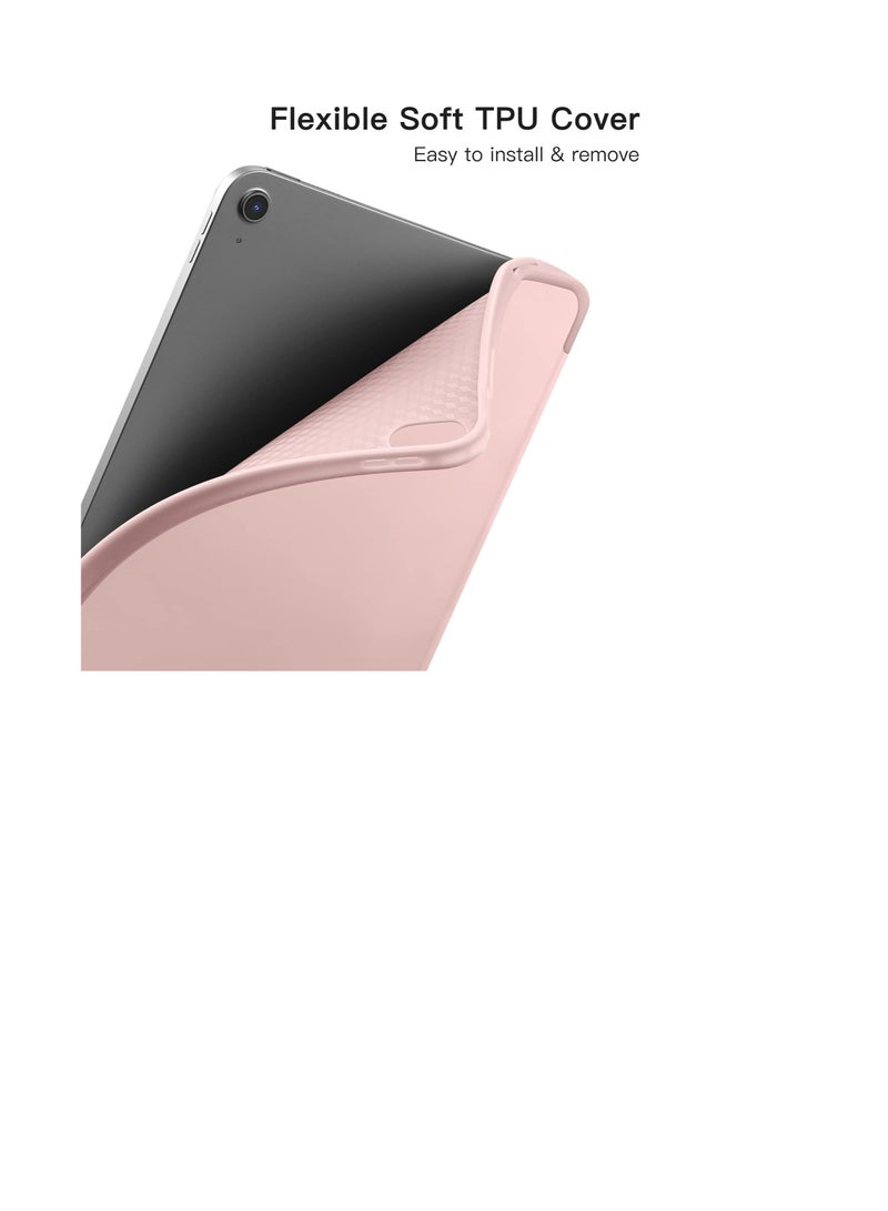 Compatible with iPad 10th Generation Case 2022  Protective Case 10th Generation with Pencil Holder, Trifold Stand Case Designed for iPad 10.9 Inch, Auto Sleep/Wake Cover, Pink - Image 4