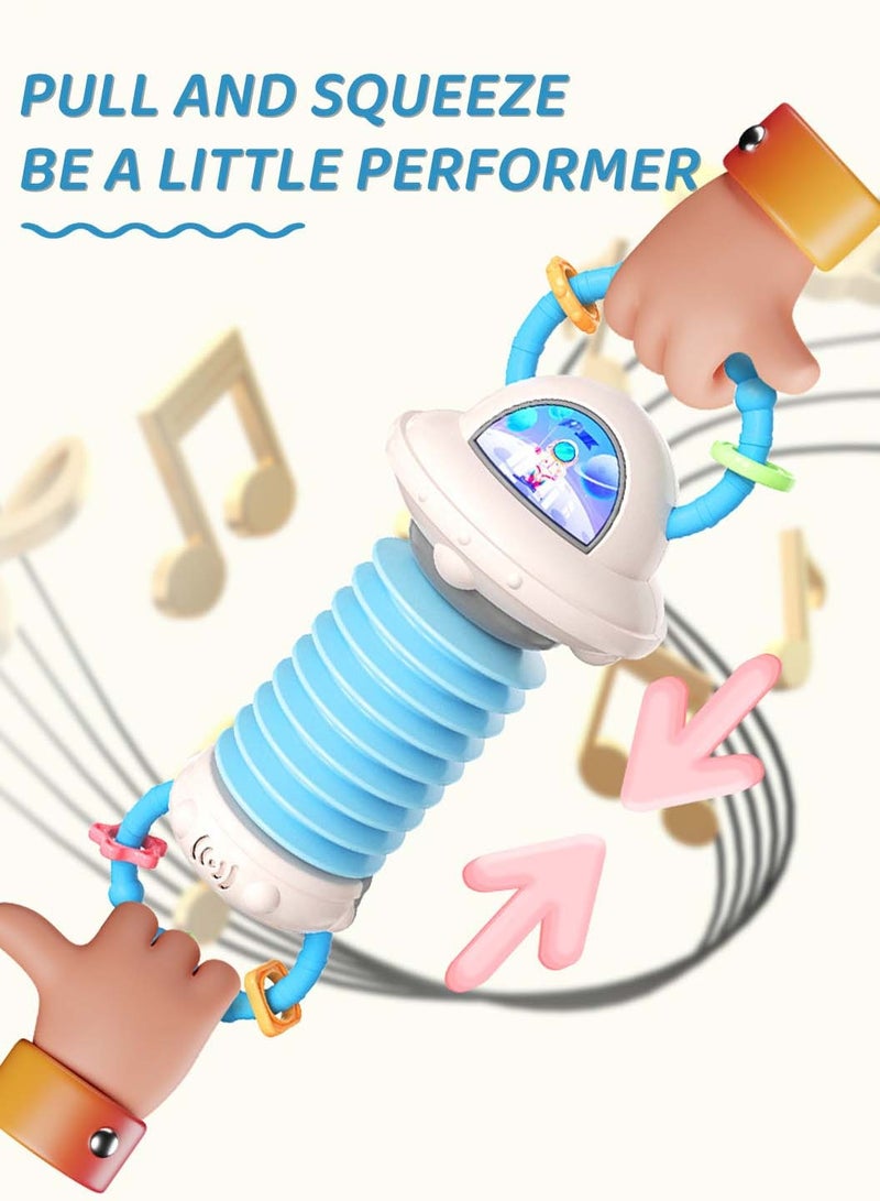 Moovant Baby Music Toy, Astronaut Accordion Musical Instrument, Removable Infant Crib Hanging Toys, Soothing Sleep Crib Mobile Toy, Early Development Auditory Tactile Sensory Toy for Infant - Image 3